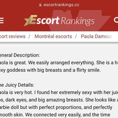 Paola Damour is Female Escorts. | Yukon | Yukon | Canada | canadapleasure.com 