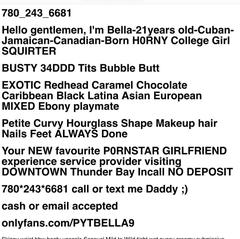 PYTBELLA9 is Female Escorts. | Thunder Bay | Ontario | Canada | canadapleasure.com 