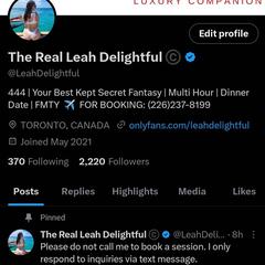 The Real Leah Delightful is Female Escorts. | windsor | Ontario | Canada | canadapleasure.com 