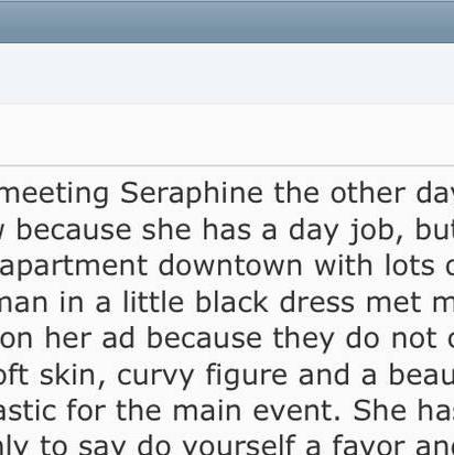 Seraphine is Female Escorts. | Calgary | Alberta | Canada | canadapleasure.com 