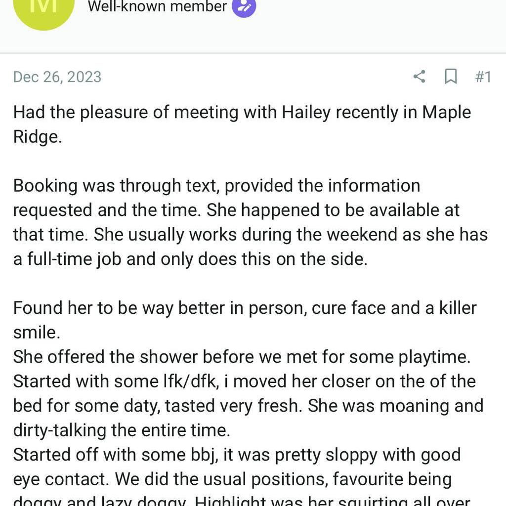 Hailey is Female Escorts. | Vancouver | British Columbia | Canada | canadapleasure.com 