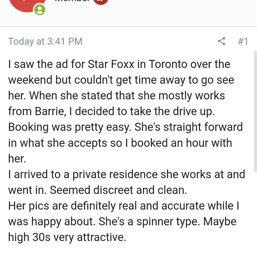 STAR FOXX is Female Escorts. | Barrie | Ontario | Canada | canadapleasure.com 
