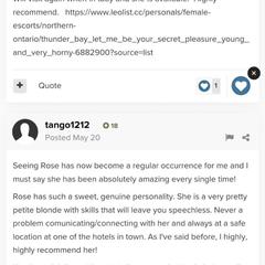 Rose is Female Escorts. | Thunder Bay | Ontario | Canada | canadapleasure.com 