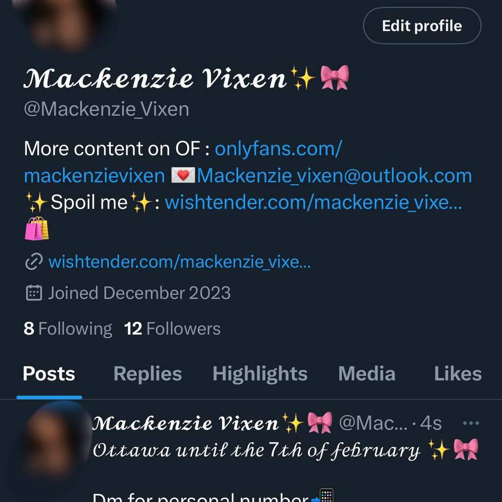 Mackenzie Vixen is Female Escorts. | Kitchener | Ontario | Canada | canadapleasure.com 