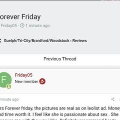Forever Friday is Female Escorts. | Hamilton | Ontario | Canada | canadapleasure.com 