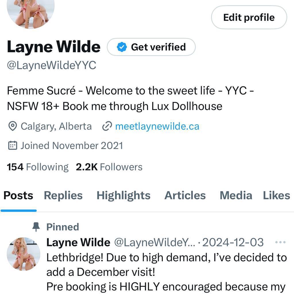 Layne Wilde is Female Escorts. | Lethbridge | Alberta | Canada | canadapleasure.com 