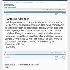
                        Allie Zeon
                     is Female Escorts. | Sunshine Coast | British Columbia | Canada | canadapleasure.com 