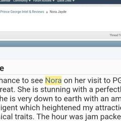 
                        Nora Jayde
                     is Female Escorts. | Kelowna | British Columbia | Canada | canadapleasure.com 