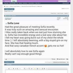
                        Sofia Love
                     is Female Escorts. | Edmonton | Alberta | Canada | canadapleasure.com 