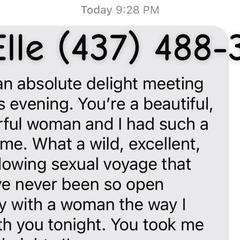 
                        Elle
                     is Female Escorts. | belleville | Ontario | Canada | canadapleasure.com 
