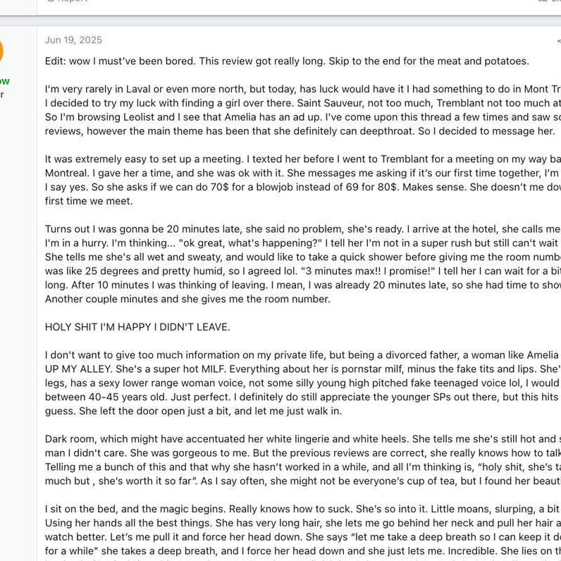 
                        Amélia
                     is Female Escorts. | Montreal | Quebec | Canada | canadapleasure.com 