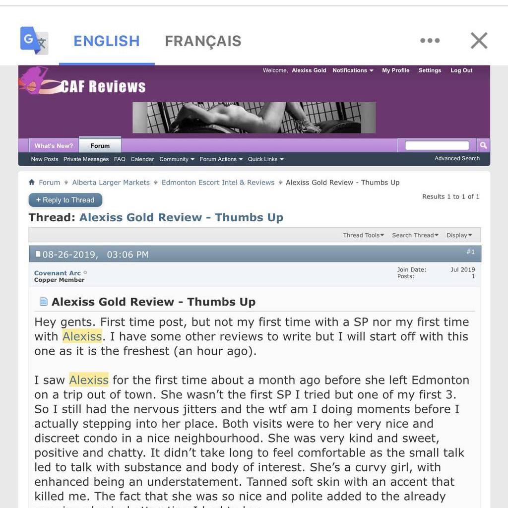 
                        Alexiss Gold
                     is Female Escorts. | Regina | Saskatchewan | Canada | canadapleasure.com 