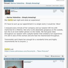 
                        Karina Valentina
                     is Female Escorts. | Moncton | New Brunswick | Canada | canadapleasure.com 