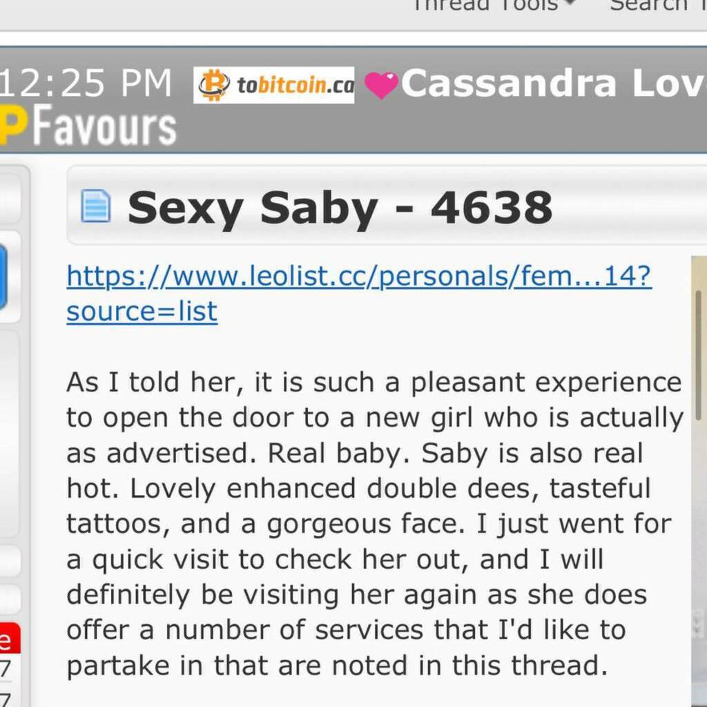 
                        SEXY SABY
                     is Female Escorts. | Kitchener | Ontario | Canada | canadapleasure.com 