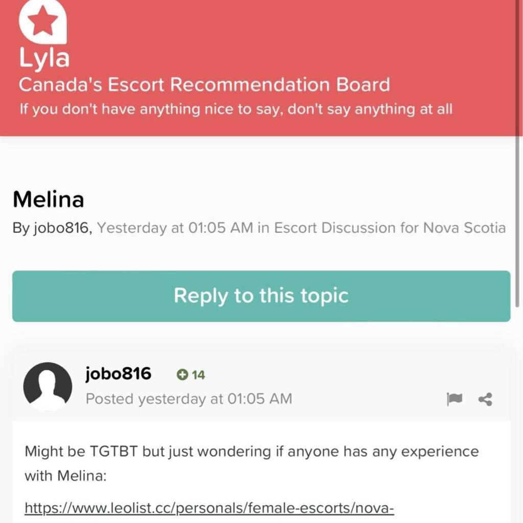 
                        Melina
                     is Female Escorts. | Brandon | Manitoba | Canada | canadapleasure.com 