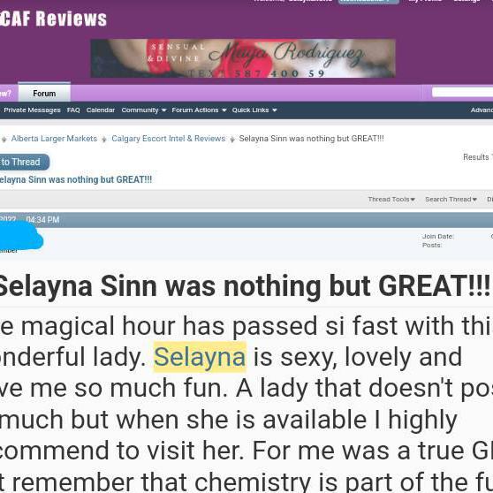 
                        Selayna Synn
                     is Female Escorts. | Regina | Saskatchewan | Canada | canadapleasure.com 