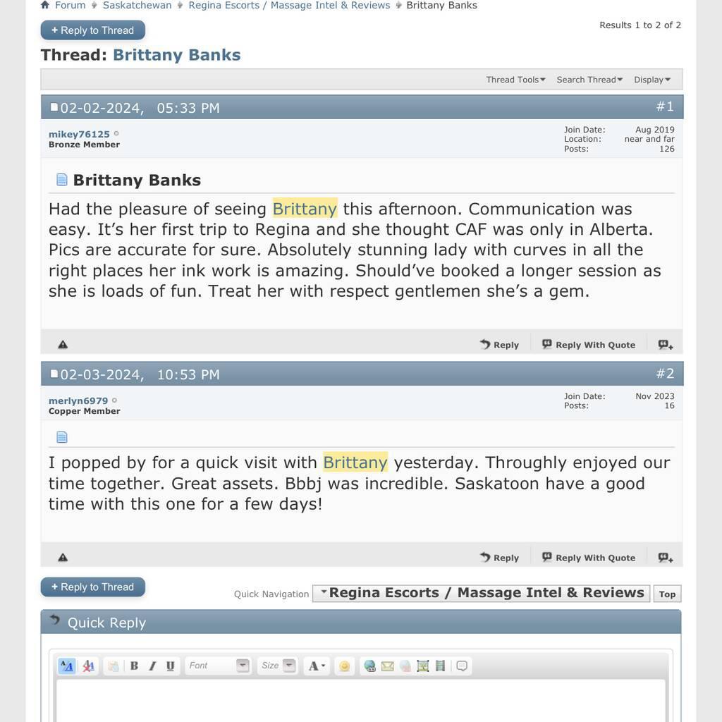 
                        Brittany Banks
                     is Female Escorts. | windsor | Ontario | Canada | canadapleasure.com 