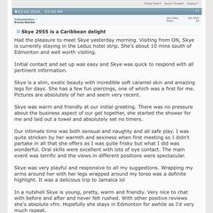 
                        Skye (Available now)
                     is Female Escorts. | Regina | Saskatchewan | Canada | canadapleasure.com 