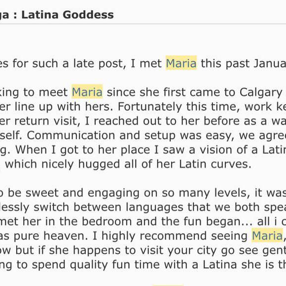 
                        Miss Maria Vega
                     is Female Escorts. | Kamloops | British Columbia | Canada | canadapleasure.com 