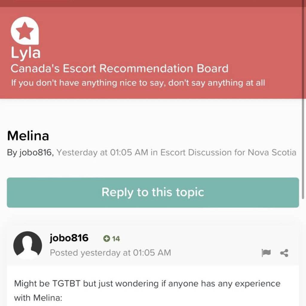 
                        Melina
                     is Female Escorts. | Abbotsford | British Columbia | Canada | canadapleasure.com 