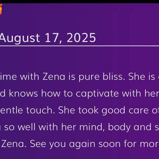 
                        Zena
                     is Female Escorts. | Quebec City | Quebec | Canada | canadapleasure.com 