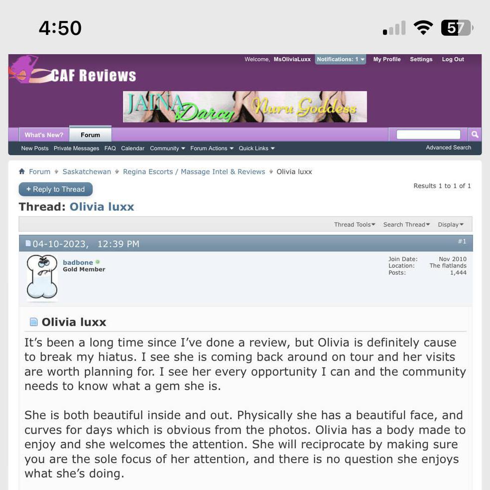 
                        Ms Olivia Luxx
                     is Female Escorts. | Red Deer | Alberta | Canada | canadapleasure.com 