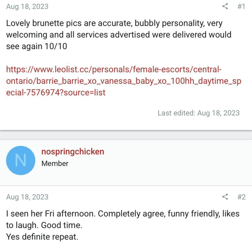 
                        Vanessa
                     is Female Escorts. | Toronto | Ontario | Canada | canadapleasure.com 