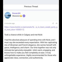 
                        Nicki
                     is Female Escorts. | Calgary | Alberta | Canada | canadapleasure.com 