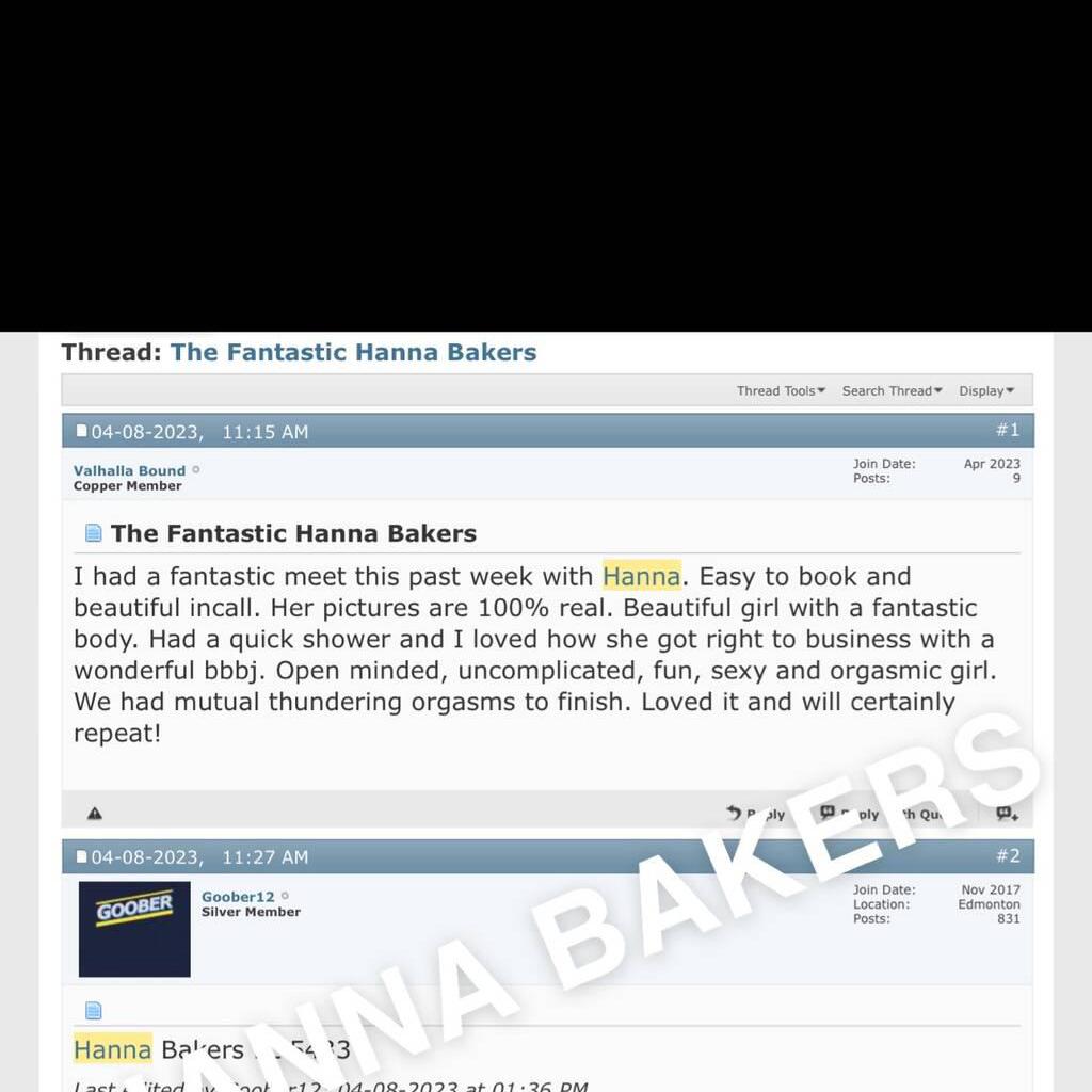 
                        Hanna bakers -CAF review
                     is Female Escorts. | Niagara | Ontario | Canada | canadapleasure.com 