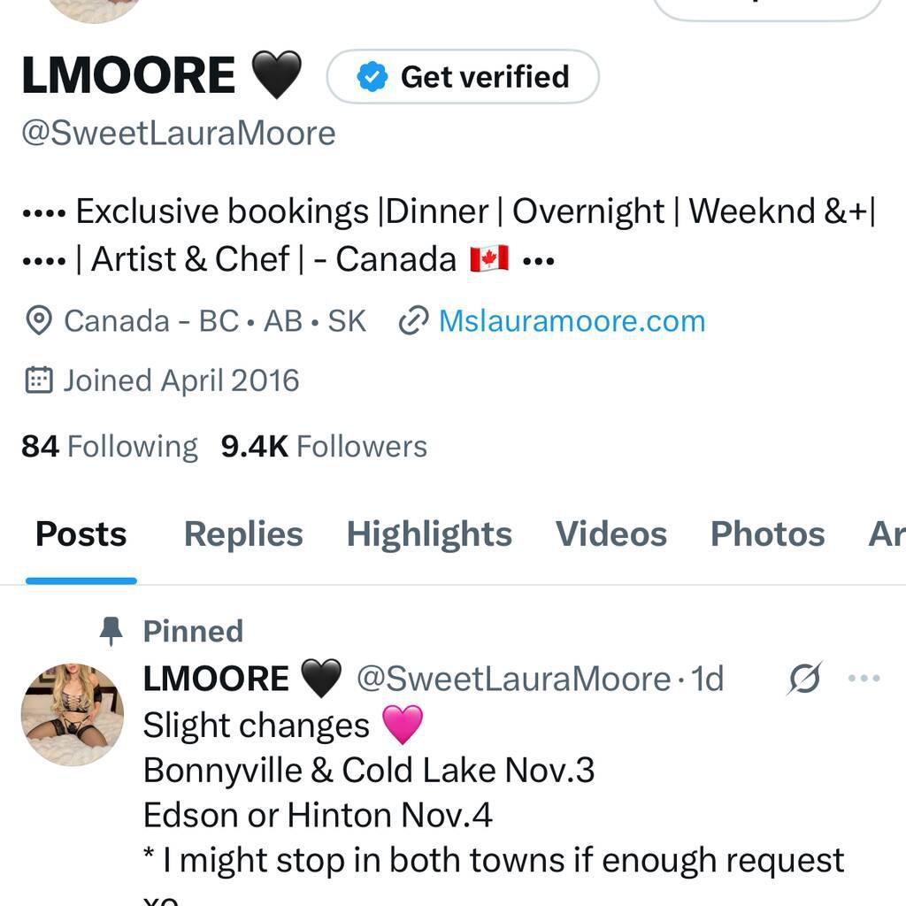 
                        MSLAURAMOORE.COM
                     is Female Escorts. | Grande Prairie | Alberta | Canada | canadapleasure.com 