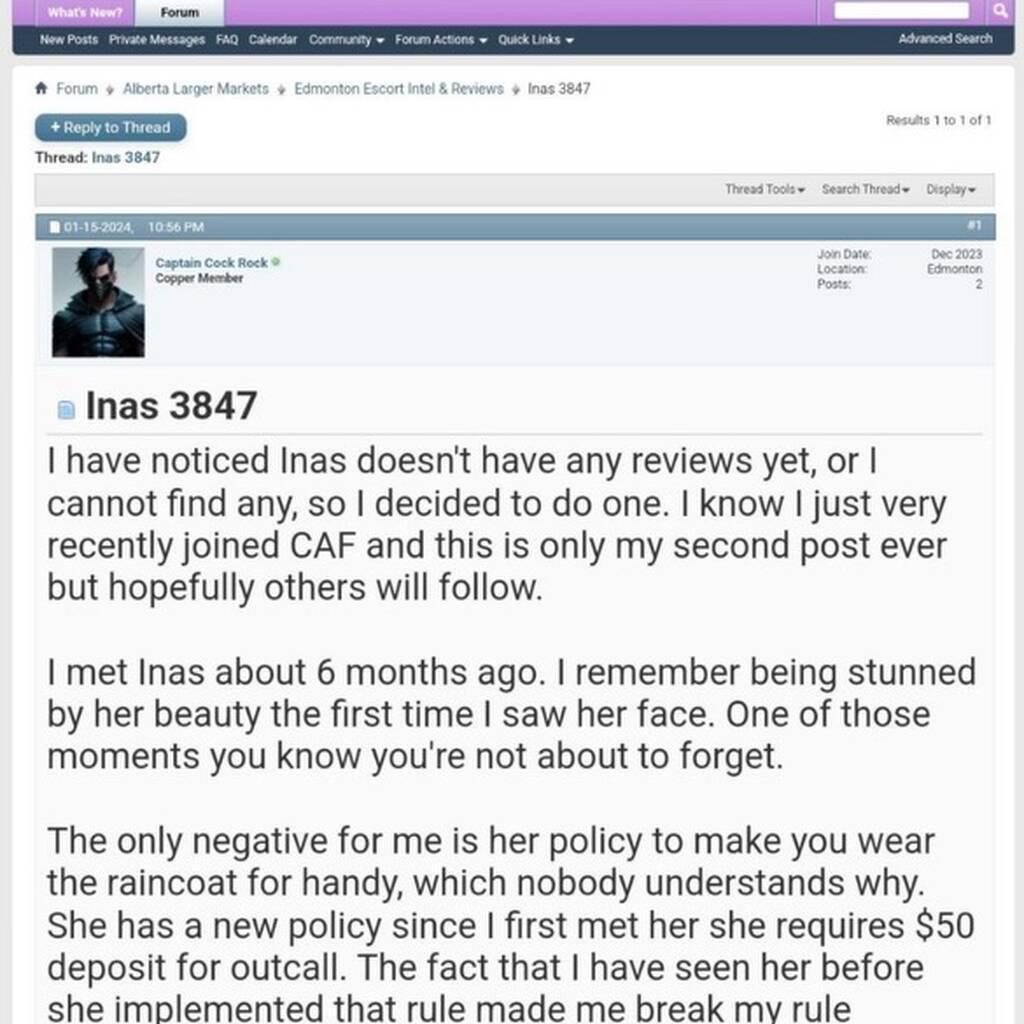 
                        Inas
                     is Female Escorts. | Edmonton | Alberta | Canada | canadapleasure.com 