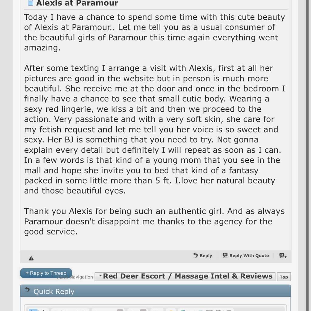 
                        Alexis
                     is Female Escorts. | Red Deer | Alberta | Canada | canadapleasure.com 