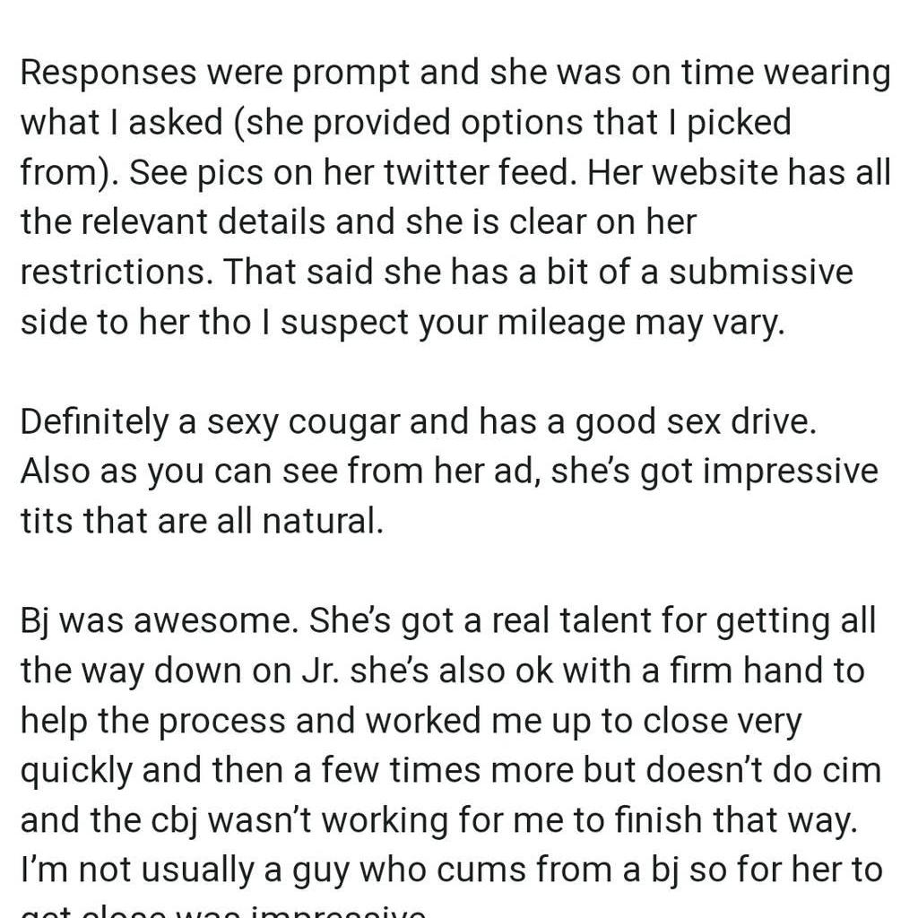 
                        Cougarnikki
                     is Female Escorts. | Moncton | New Brunswick | Canada | canadapleasure.com 