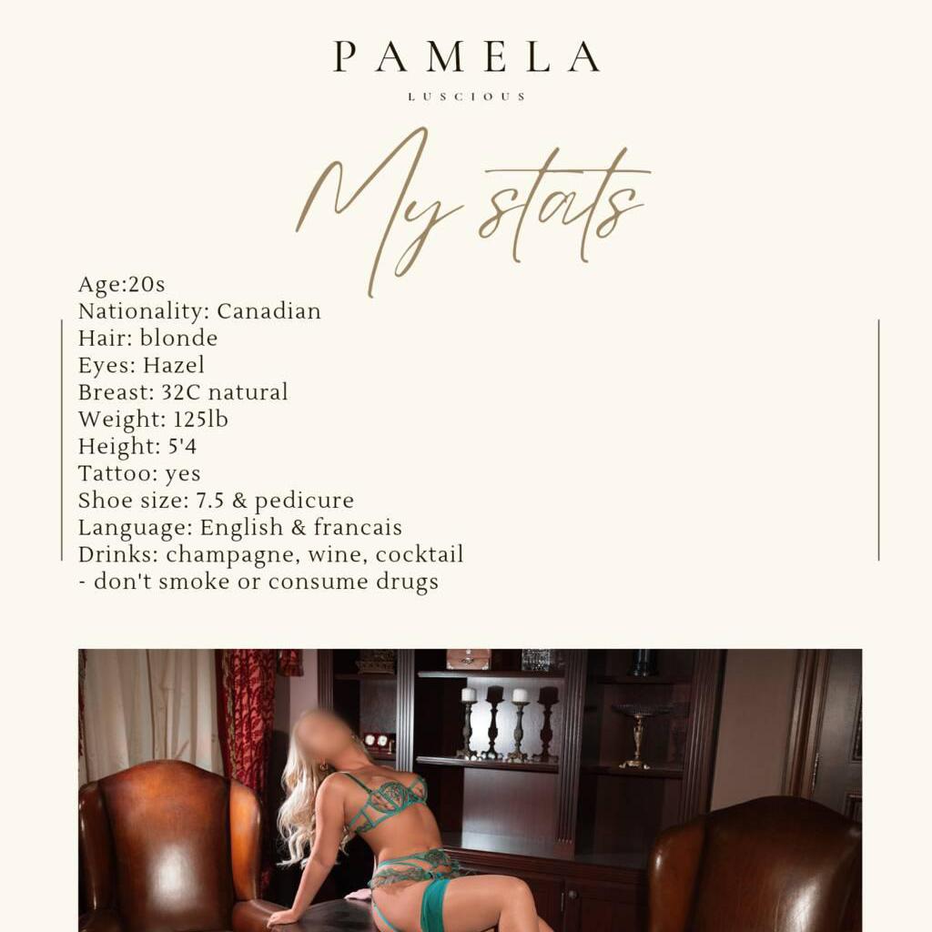 
                        Pamela Luscious  GFE PSE
                     is Female Escorts. | Fredericton | New Brunswick | Canada | canadapleasure.com 