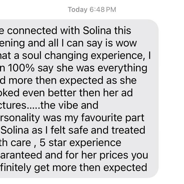 
                        Solina
                     is Female Escorts. | Barrie | Ontario | Canada | canadapleasure.com 