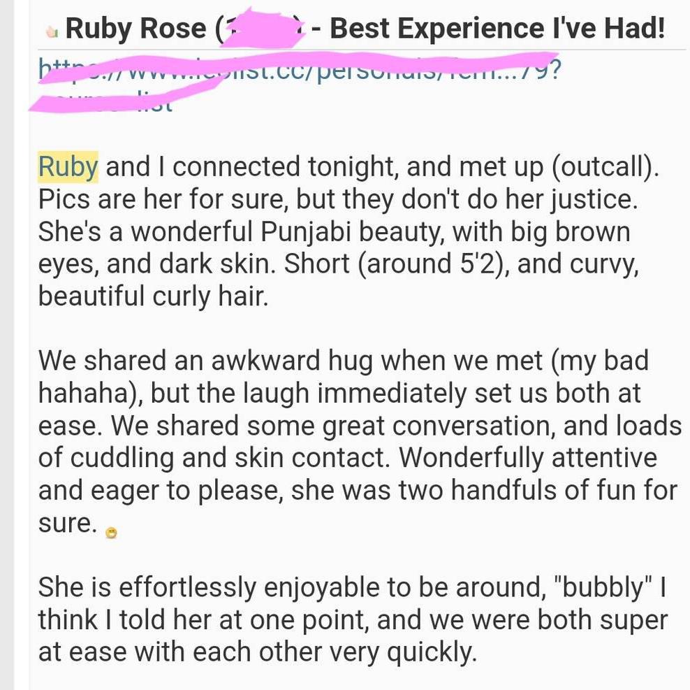 
                        Ruby
                     is Female Escorts. | Edmonton | Alberta | Canada | canadapleasure.com 