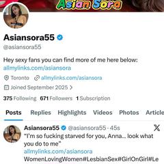 
                        Only fans.com/asiansora
                     is Female Escorts. | Toronto | Ontario | Canada | canadapleasure.com 