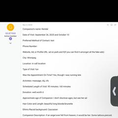 
                        KinkyKendalxo
                     is Female Escorts. | Winnipeg | Manitoba | Canada | canadapleasure.com 