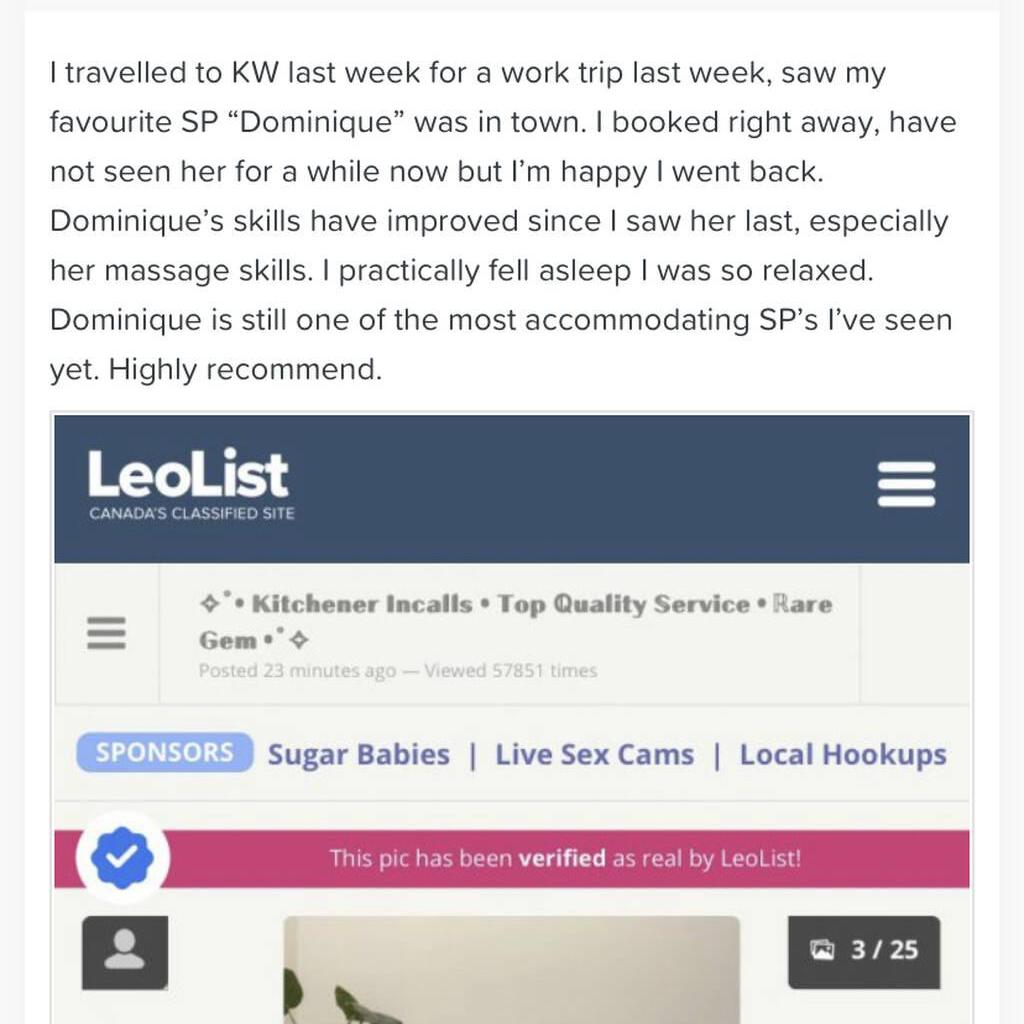 
                        Dominique - Well Reviewed
                     is Female Escorts. | Toronto | Ontario | Canada | canadapleasure.com 