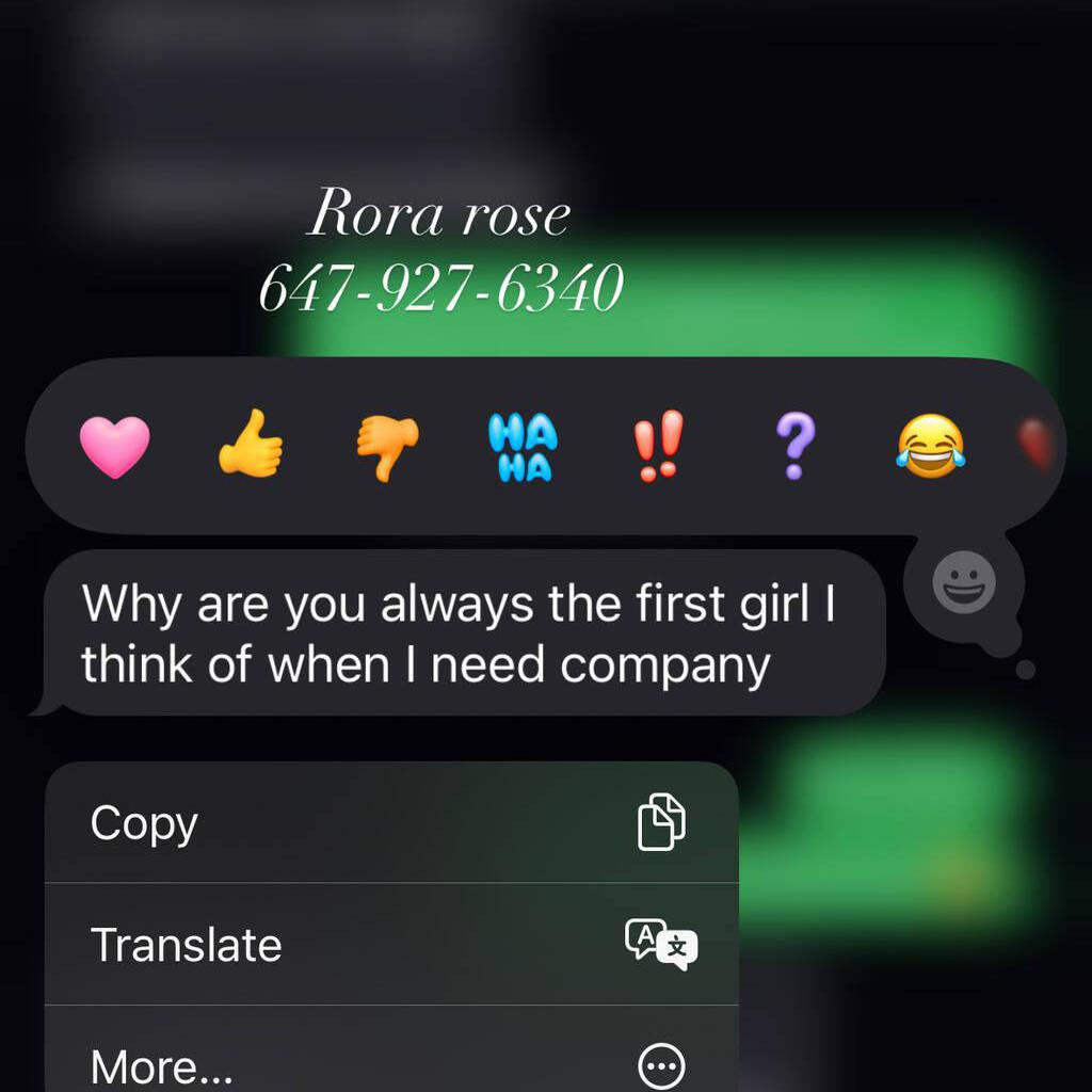 
                        rora rose
                     is Female Escorts. | Toronto | Ontario | Canada | canadapleasure.com 