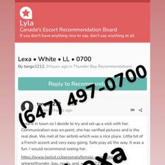 
                        Lexa
                     is Female Escorts. | Thunder Bay | Ontario | Canada | canadapleasure.com 