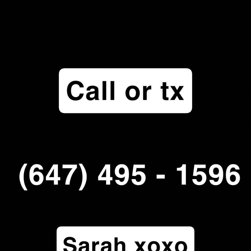 
                        647.495.1596 SARAH Xoxo
                     is Female Escorts. | Saguenay | Quebec | Canada | canadapleasure.com 