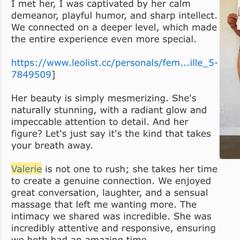 
                        Valerie
                     is Female Escorts. | Toronto | Ontario | Canada | canadapleasure.com 