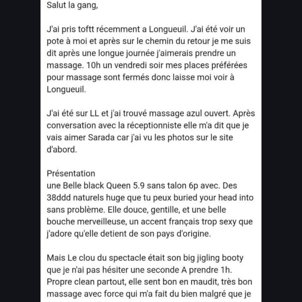 
                        Sarada
                     is Female Escorts. | Quebec City | Quebec | Canada | canadapleasure.com 