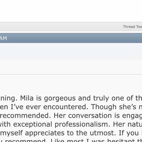 
                        Mila
                     is Female Escorts. | Calgary | Alberta | Canada | canadapleasure.com 