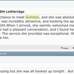 
                        Summer
                     is Female Escorts. | Lethbridge | Alberta | Canada | canadapleasure.com 