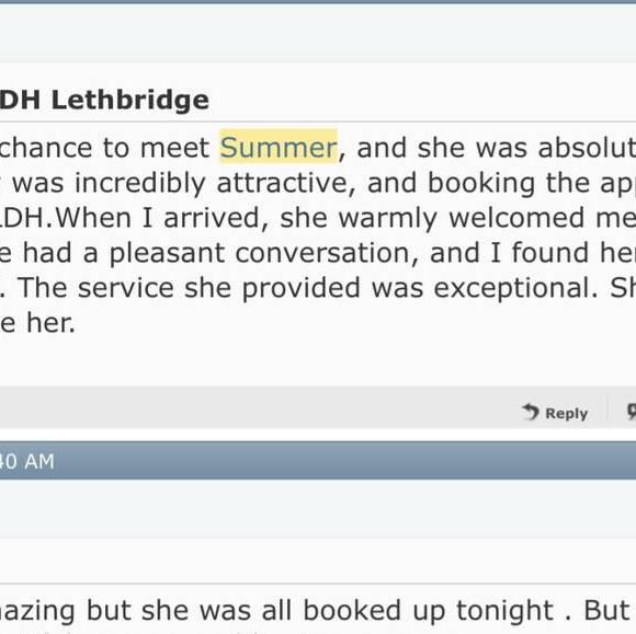 
                        Summer
                     is Female Escorts. | Lethbridge | Alberta | Canada | canadapleasure.com 