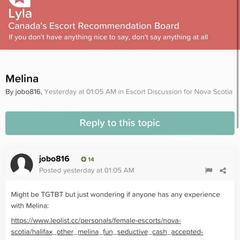 
                        Melina
                     is Female Escorts. | Sarnia | Ontario | Canada | canadapleasure.com 