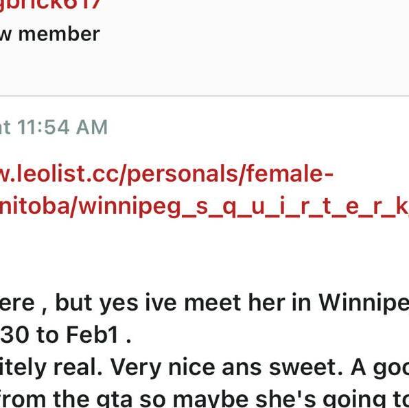 
                        Vinessa
                     is Female Escorts. | Brandon | Manitoba | Canada | canadapleasure.com 