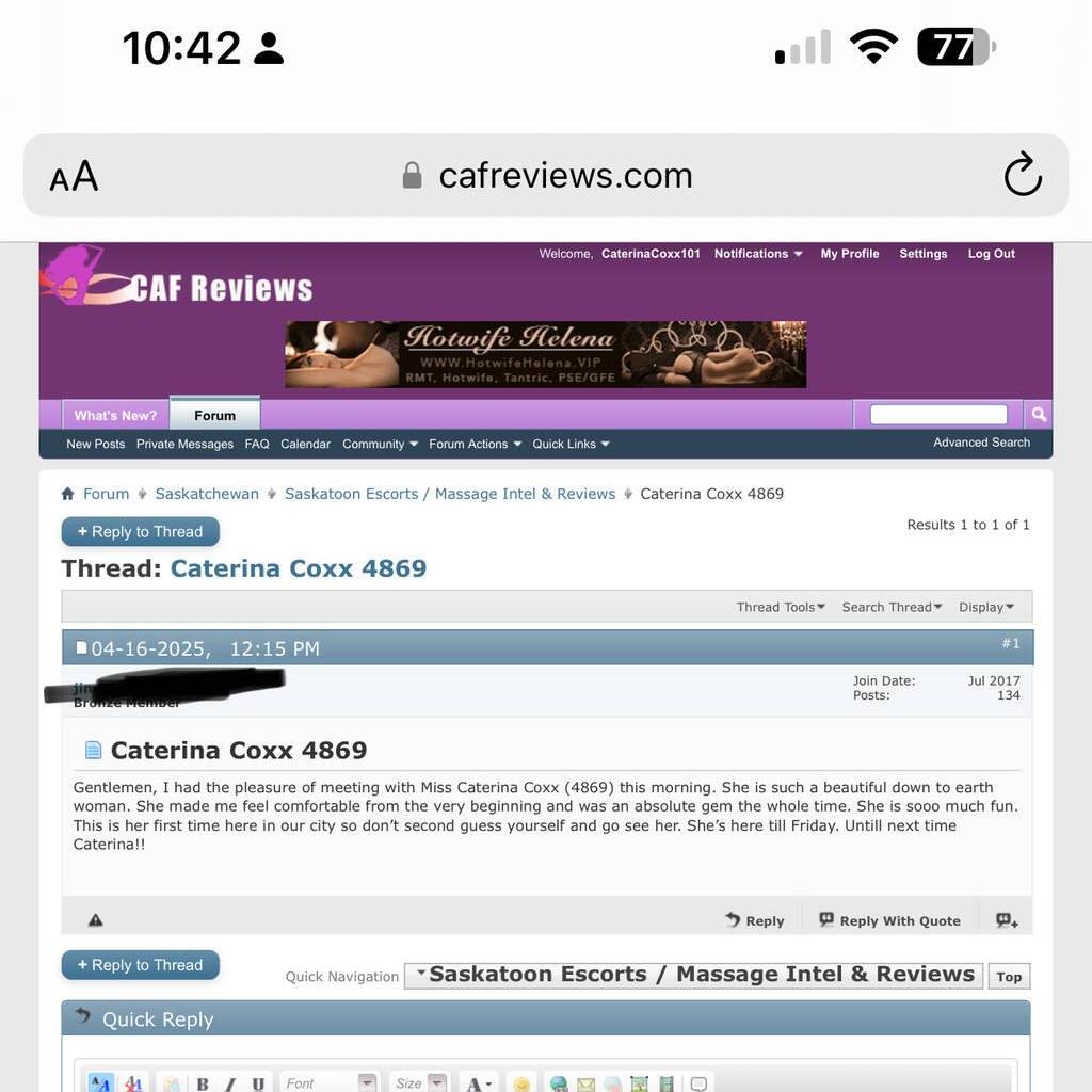 
                        Caterina Coxx
                     is Female Escorts. | Grande Prairie | Alberta | Canada | canadapleasure.com 